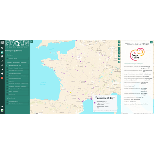 Terravisu Zonages De Politiques Publiques Data Gouv Fr