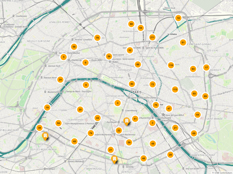 carte hlm paris Carte des logements sociaux financés par la Ville de Paris   data 