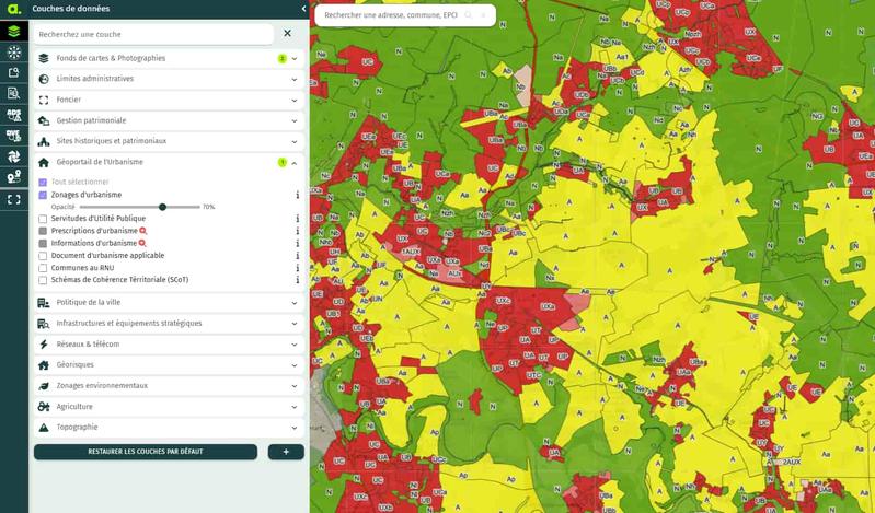 API URBA – Les zonages d’urbanisme à jour en un clic sur la parcelle