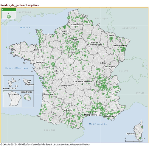 Services de police municipale par commune  data.gouv.fr