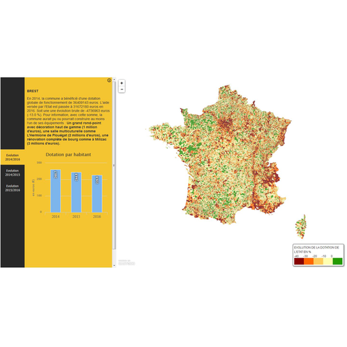 La Carte De France Des Dotations - Data.gouv.fr