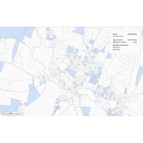 DVF - Cadastre.io - Data.gouv.fr