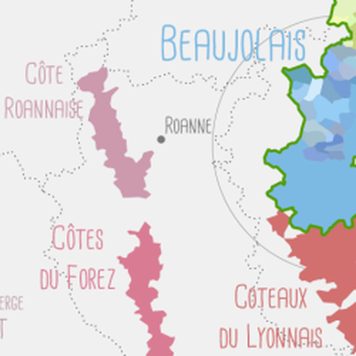 La carte des vins de France, façon plan de métro. – AgroTIC