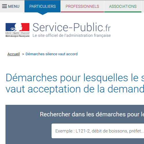 Services En Ligne Et Formulaires Du Site Service-public.fr - Démarches ...