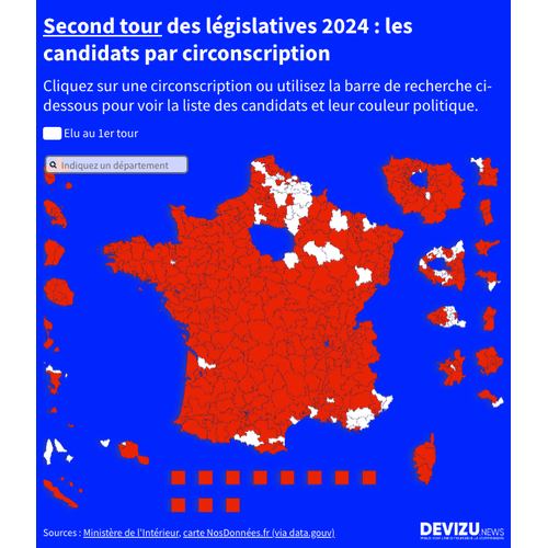 Second Tour Des élections Législatives 2024 : Quels Sont Les Candidats ...