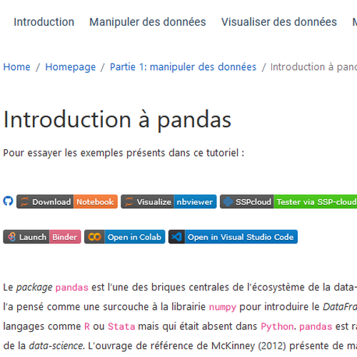 Découverte du package pandas (Python) illustrée avec données de l'ADEME ...